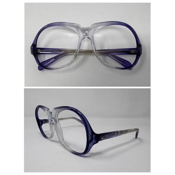 Winbeldon Ruby Vintage Eyeglass Frames Only 50-17-135 Purple Clear NOS main image 6